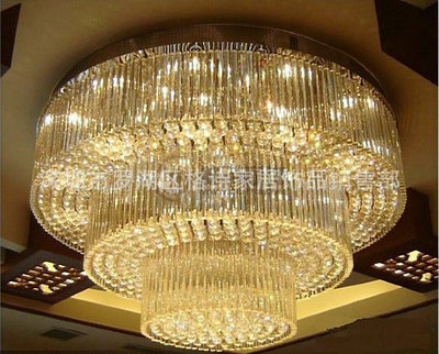 深圳市羅湖區(qū)格詩家居飾品銷售部 承接樣板房與宴會廳水晶燈定制服務(wù)